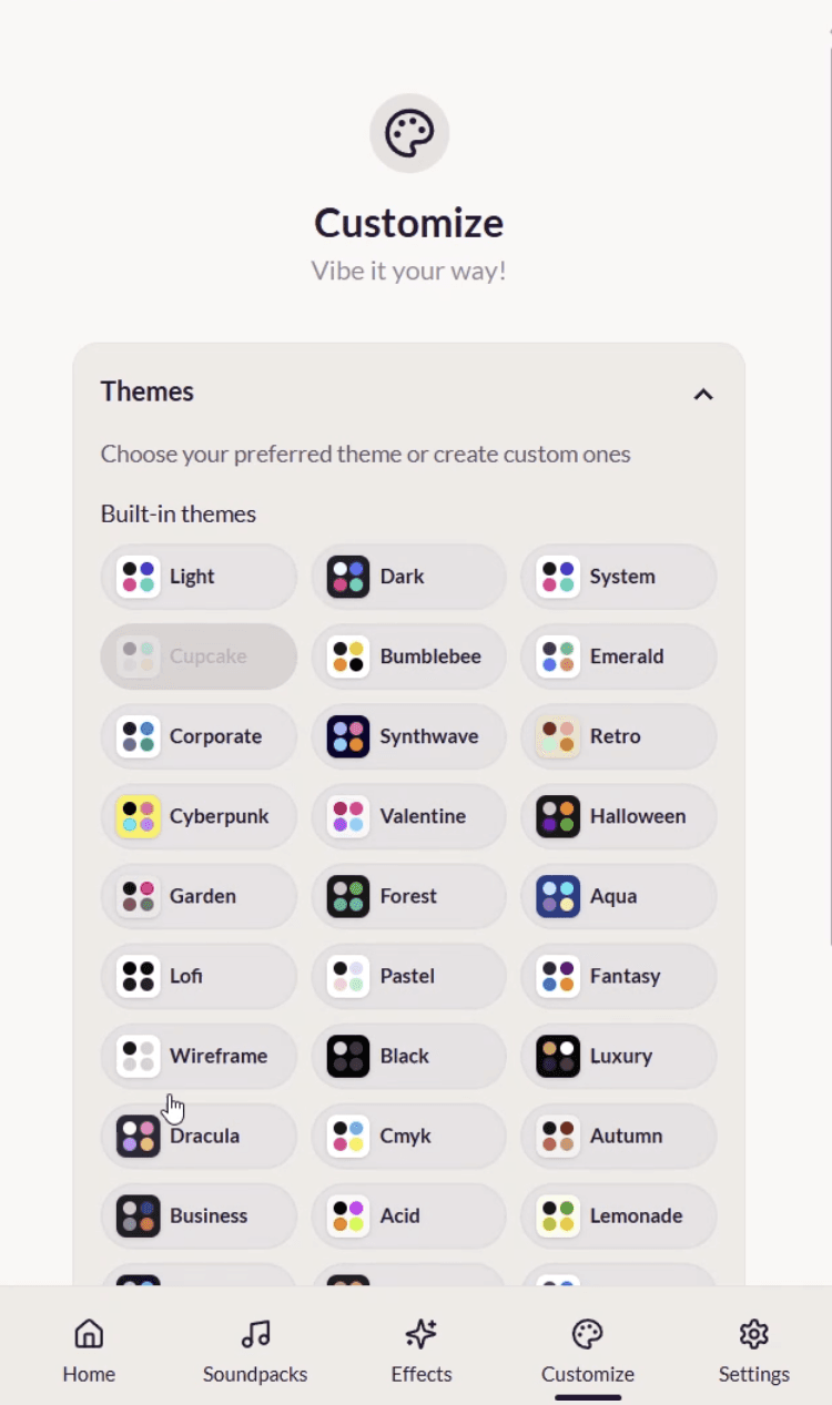 Deep customization